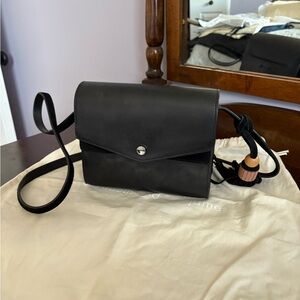 Elizabeth and James Black Crossbody Bag